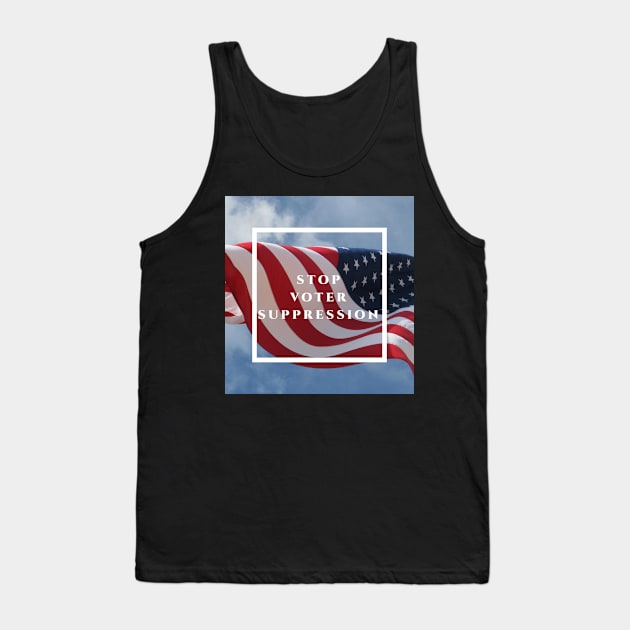 Stop Voter Suppression Georgia Election Law Tank Top by starnish